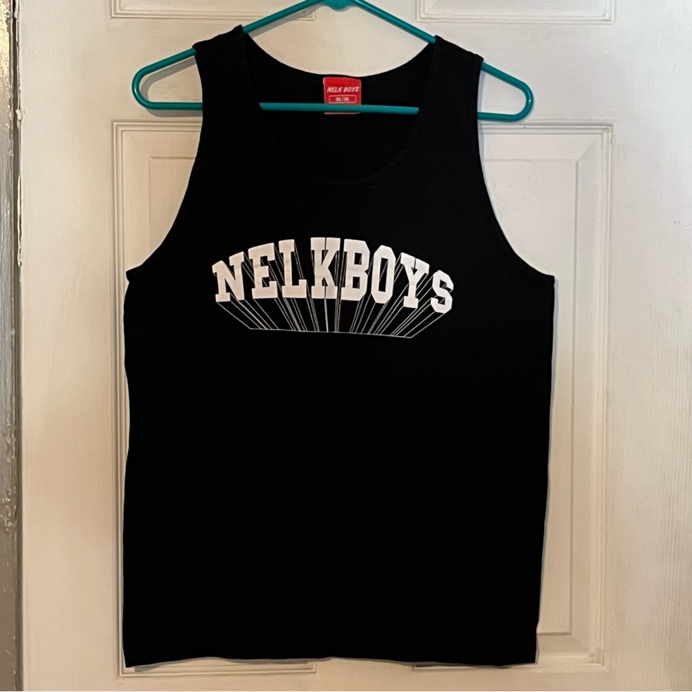 Vintage NELK Boys Black Tank Top “NELKBOYS” Logo Men’s M